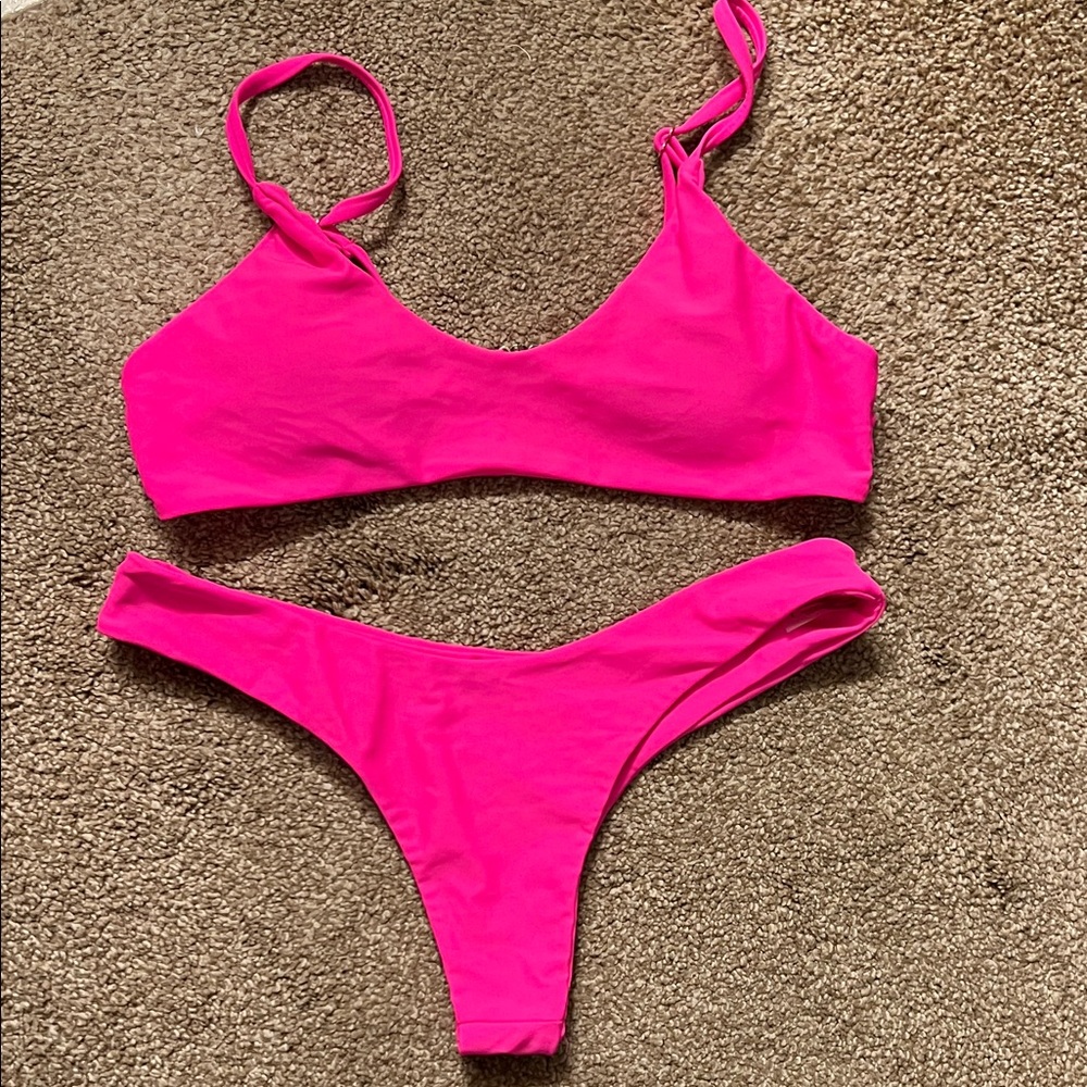Pink bikini